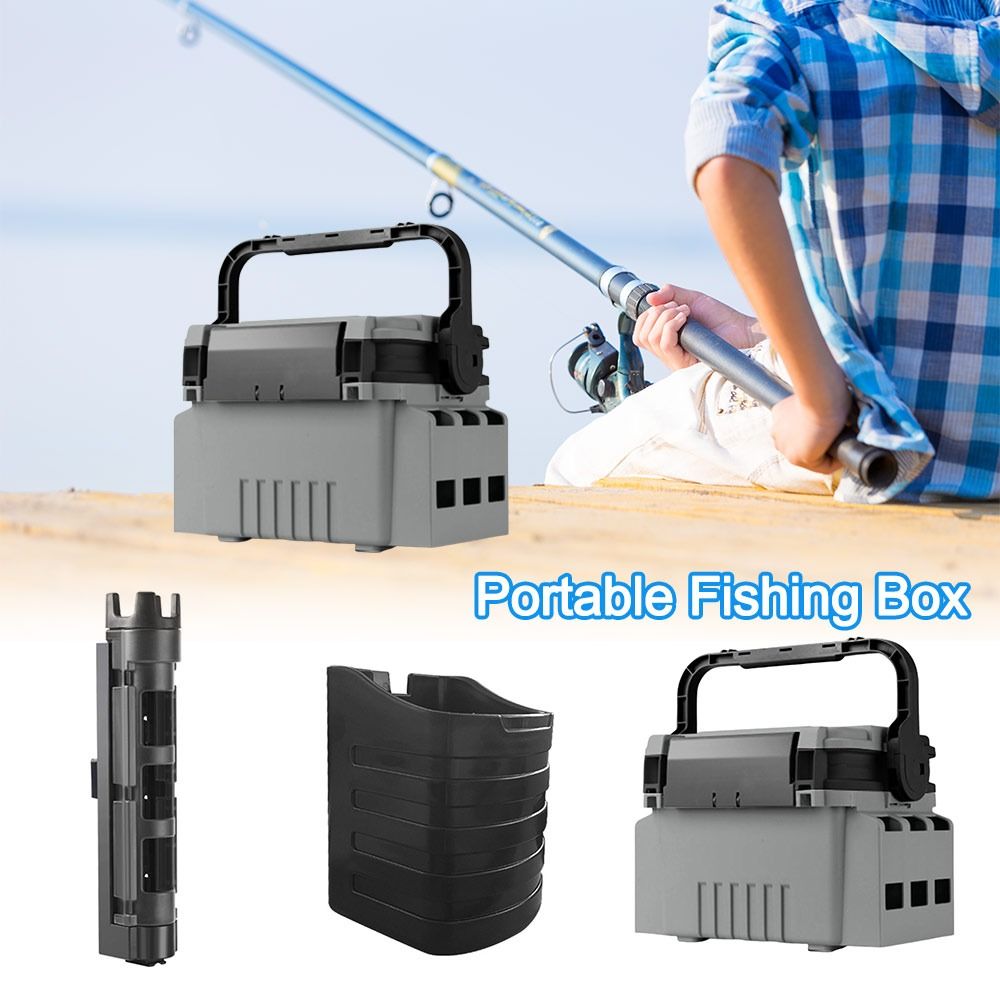 Fishing Kayak Crate - Wielofunkcyjny przenośny pojemnik wędkarski o dużej