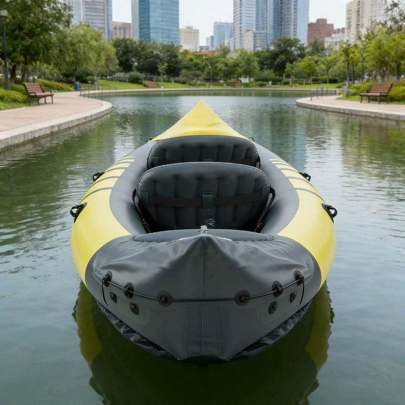 Dwuosobowy nadmuchiwany kajak  – Fishing Kayak Paddle recenzja i cena