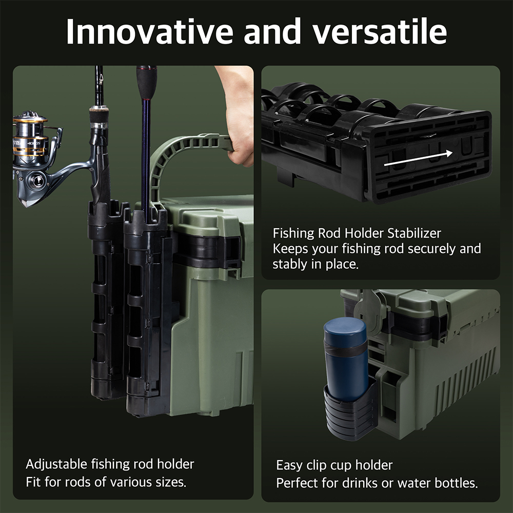 Hunthouse 12L Duża Skrzynka Wę – Fishing Kayak Crate recenzja i cena